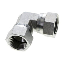 90Grad JIC-Winkelverschraubung UN 1-1/16''-12 Stahl 210bar (2950.5psi)