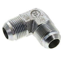 90 Grad JIC-Winkelverschraubung UN 1-1/16''-12 Außengewinde Stahl 350bar (4917.5psi)