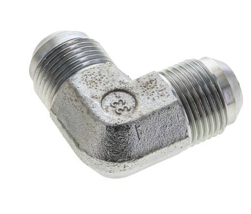 90 Grad JIC-Winkelverschraubung UN 1-1/16''-12 Außengewinde Stahl 350bar (4917.5psi)