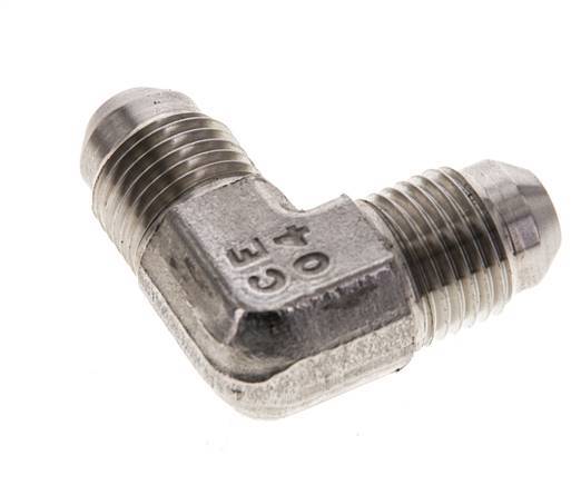 90deg JIC Angled Fitting UNF 1/2''-20 Male Stainless Steel 450bar (6322.5psi)