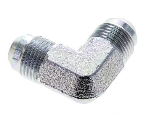 90 Grad JIC-Winkelverschraubung UNF 3/4''-16 Außengewinde Stahl 350bar (4917.5psi)