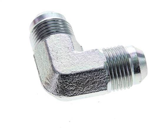 90 Grad JIC-Winkelverschraubung UNF 3/4''-16 Außengewinde Stahl 350bar (4917.5psi)