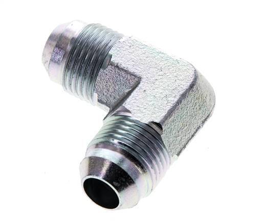 90 Grad JIC-Winkelverschraubung UNF 3/4''-16 Außengewinde Stahl 350bar (4917.5psi)