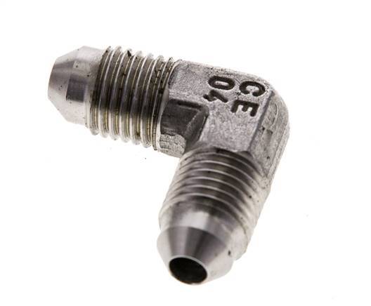 90 Grad JIC-Winkelfitting UNF 7/16''-20 Außengewinde Edelstahl 450bar (6322,5psi)
