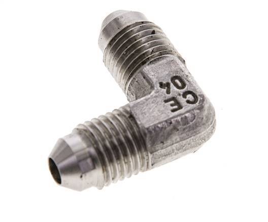 90 Grad JIC-Winkelfitting UNF 7/16''-20 Außengewinde Edelstahl 450bar (6322,5psi)