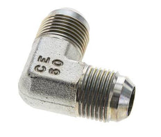 90 Grad JIC-Winkelverschraubung UNF 7/8''-14 Außengewinde Stahl 350bar (4917.5psi)