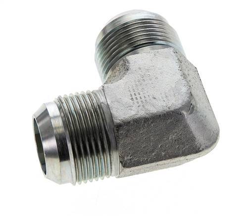 90Grad JIC-Winkelverschraubung UN 1-5/16''-12 Außengewinde Stahl 290bar (4074.5psi)