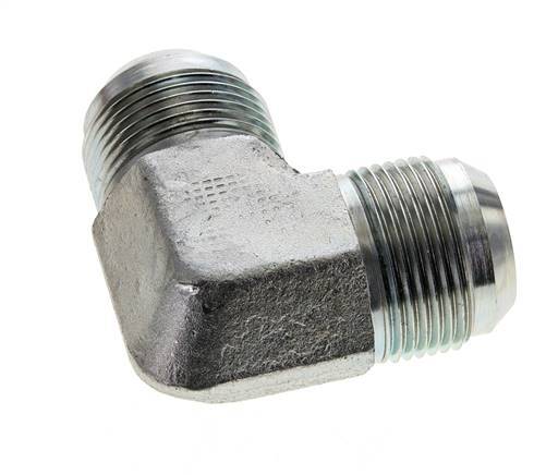 90Grad JIC-Winkelverschraubung UN 1-5/16''-12 Außengewinde Stahl 290bar (4074.5psi)