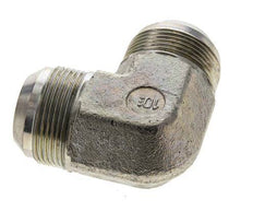 90Grad JIC-Winkelverschraubung UN 1-5/8''-12 Außengewinde Stahl 240bar (3372.0psi)