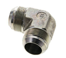 90Grad JIC-Winkelverschraubung UN 1-5/8''-12 Außengewinde Stahl 240bar (3372.0psi)