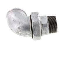 90 Grad abgewinkeltes Verbindungsstück 2'' Male R x Female Rp Cast Iron Conical Seal 25bar (351.25psi)