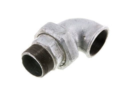 90 Grad abgewinkeltes Verbindungsstück 2'' Male R x Female Rp Cast Iron Conical Seal 25bar (351.25psi)