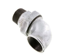 90 Grad abgewinkeltes Verbindungsstück 2'' Male R x Female Rp Cast Iron Conical Seal 25bar (351.25psi)