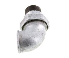 90 Grad abgewinkeltes Verbindungsstück 2'' Male R x Female Rp Cast Iron Conical Seal 25bar (351.25psi)