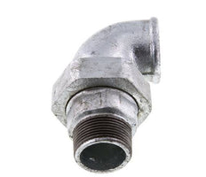 90deg Angled Connector 1 1/4'' Male R x Female Rp Cast Iron Conical Seal 25bar (351.25psi)