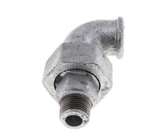 90deg Angled Connector 3/8'' Male R x Female Rp Cast Iron Conical Seal 25bar (351.25psi)