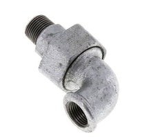90 Grad abgewinkeltes Verbindungsstück 3/8'' Male R x Female Rp Cast Iron Conical Seal 25bar (351.25psi)