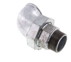 90deg Angled Union Connector 1 1/2'' Male R x Female Rp Cast Iron Flat Seal Centellen 25bar (351.25psi)