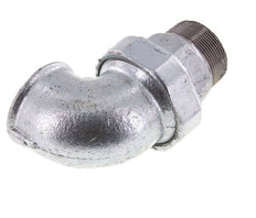 90 Grad abgewinkelter Verschraubungsanschluss 2'' Male R x Female Rp Cast Iron Flat Seal Centellen 25bar (351.25psi)