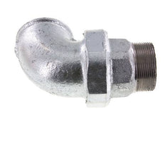 90 Grad abgewinkelter Verschraubungsanschluss 2'' Male R x Female Rp Cast Iron Flat Seal Centellen 25bar (351.25psi)