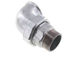 90deg Angled Union Connector 2'' Male R x Female Rp Cast Iron Flat Seal Centellen 25bar (351.25psi)
