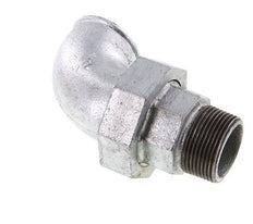 90 Grad abgewinkelte Verschraubung 1 1/4'' R x Rp Gusseisen Flachdichtung Centellen 25bar (351.25psi)