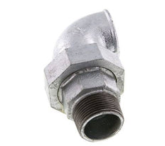 90 Grad abgewinkelte Verschraubung 1 1/4'' R x Rp Gusseisen Flachdichtung Centellen 25bar (351.25psi)