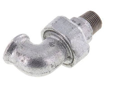 90 Grad abgewinkelter Verschraubungsanschluss 1/2'' Male R x Female Rp Cast Iron Flat Seal Centellen 25bar (351.25psi)