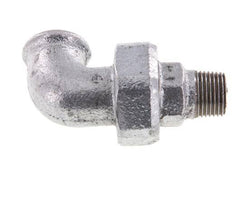 90 Grad abgewinkelter Verschraubungsanschluss 1/2'' Male R x Female Rp Cast Iron Flat Seal Centellen 25bar (351.25psi)