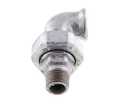 90 Grad abgewinkelter Verschraubungsanschluss 1/2'' Male R x Female Rp Cast Iron Flat Seal Centellen 25bar (351.25psi)