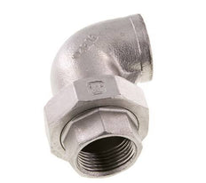 90-Grad-Verschraubung Rp1''-Buchse Edelstahl konische Dichtung 16bar (224.8psi)