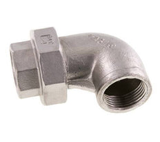 90-Grad-Verschraubung Rp1''-Buchse Edelstahl konische Dichtung 16bar (224.8psi)