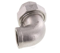 90-Grad-Verschraubung Rp1''-Buchse Edelstahl konische Dichtung 16bar (224.8psi)
