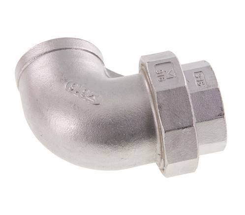90Grad-Verschraubung Rp1 1/2'' Innengewinde Edelstahl konische Dichtung 16bar (224.8psi)