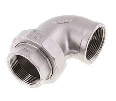 90deg Union Connector Rp1 1/2'' Female Stainless Steel Conical Seal 16bar (224.8psi)
