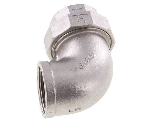 90Grad-Verschraubung Rp1 1/2'' Innengewinde Edelstahl konische Dichtung 16bar (224.8psi)