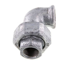 90-Grad-Verschraubung Rp1/2'' Innengewinde Gusseisen Konische Dichtung 25bar (351.25psi)