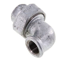 90-Grad-Verschraubung Rp1/2'' Innengewinde Gusseisen Konische Dichtung 25bar (351.25psi)