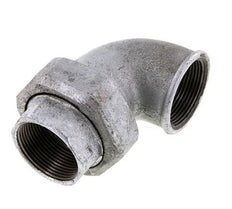 90-Grad-Verschraubung Rp1 1/2'' Innengewinde Gusseisen Konische Dichtung 25bar (351.25psi)