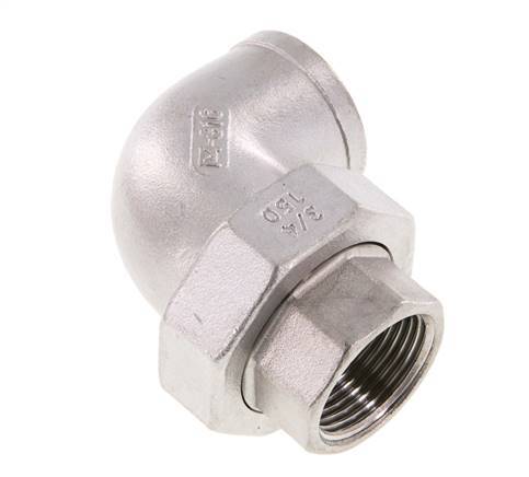 90-Grad-Verschraubung Rp3/4'' Innengewinde Edelstahl konische Dichtung 16bar (224.8psi)