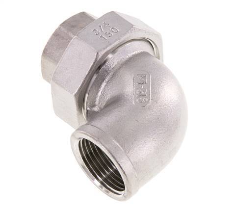 90-Grad-Verschraubung Rp3/4'' Innengewinde Edelstahl konische Dichtung 16bar (224.8psi)