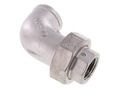 90deg Union Connector Rp1/2'' Female Stainless Steel Conical Seal 16bar (224.8psi)