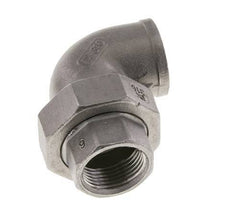 90 Grad abgewinkelter Verschraubungsanschluss Rp3/4'' Innengewinde Edelstahl Flachdichtung PTFE 16bar (224.8psi)