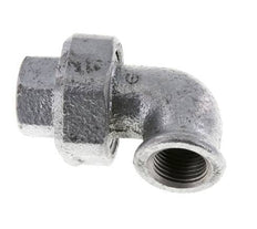 90deg Angled Union Connector Rp1/2'' Female Cast Iron Flat Seal Centellen 25bar (351.25psi)