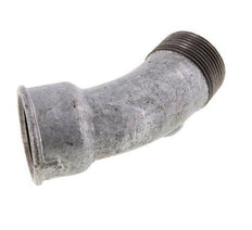 Winkelverschraubung 45° R1 1/4'' Außengewinde x Rp1 1/4'' Innengewinde Gusseisen 25bar (351.25psi)