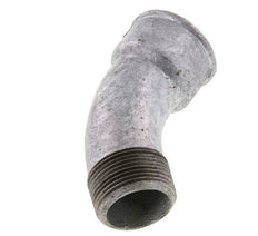 Winkelverschraubung 45° R1 1/4'' Außengewinde x Rp1 1/4'' Innengewinde Gusseisen 25bar (351.25psi)