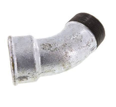 Elbow Fitting 45deg R2'' Male x Rp2'' Female Cast Iron 25bar (351.25psi)