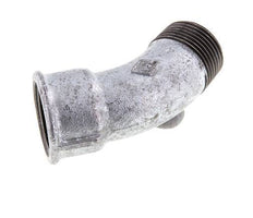 Winkelverschraubung 45° R1'' Außengewinde x Rp1'' Innengewinde Gusseisen 25bar (351.25psi)