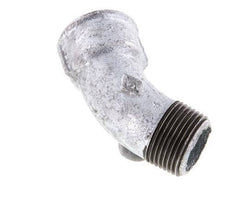 Winkelverschraubung 45° R1'' Außengewinde x Rp1'' Innengewinde Gusseisen 25bar (351.25psi)