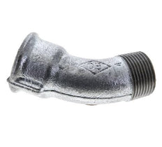 Elbow Fitting 45deg R3/4'' Male x Rp3/4'' Female Cast Iron 25bar (351.25psi) [2 Pieces]